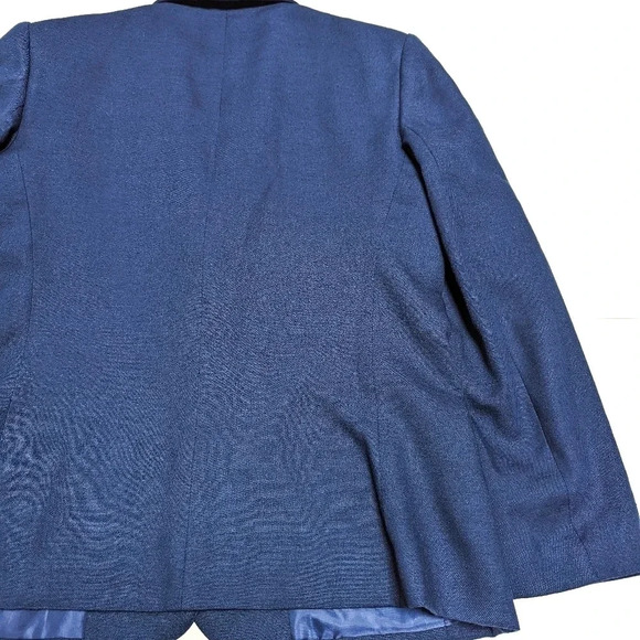 Vintage Givenchy Sport Blazer Silk Blend 12 Academia Old Money Quiet Luxury - Picture 3 of 16